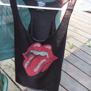 Ladies Rolling Stones Razorback Tank Top New Without Tags